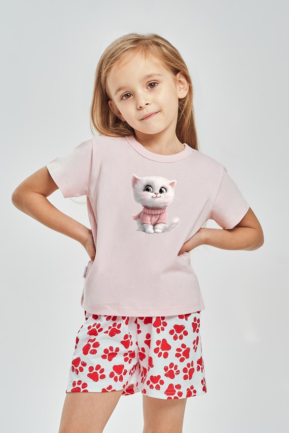 Taro 3551 Nala rosa Mädchenpyjama 100% Baumwolle