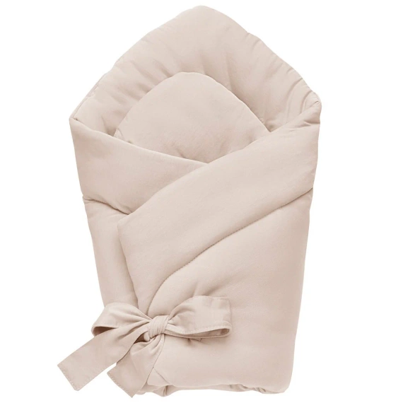 Basic Yosoy beiges Babywickeltuch – sicher, aus Baumwolle, verstellbar