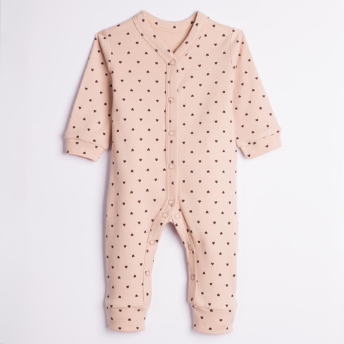 Nicol Hania 226033 Baby-Strampler ohne Füße mit Herzchen
