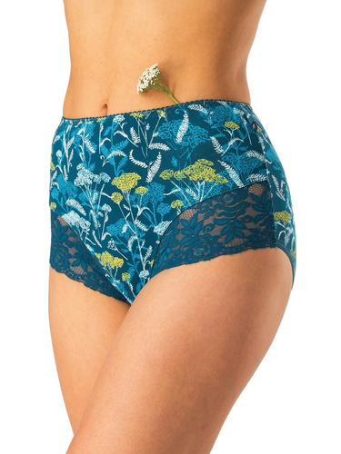 Damen-Slip Key LPF 577 blau – Baumwolle, bequem, 2 Stück in einer Packung