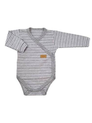 Langarm-Body „Lines“ Terjan – grau