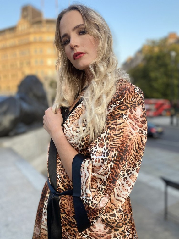 417 Valentina Damen Morgenmantel Forex - beige