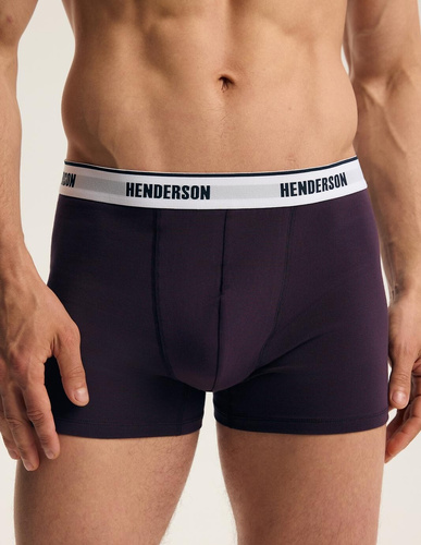 Henderson 45476 Free Herren Boxershorts 2er-Pack Baumwolle mit breitem Logo-Bund