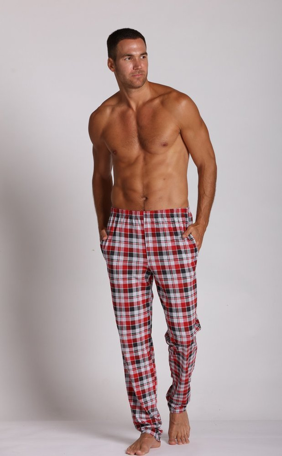 362 Kratka Forex Pyjamahose - rot