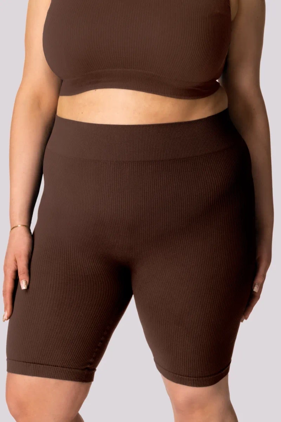 Gerippte Bikershorts für Damen von Mona Caffe
