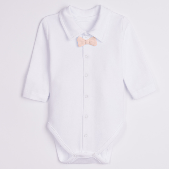 169396 5-teiliges Taufset für Jungen aus Baumwolle, Body, Pullover, Hose