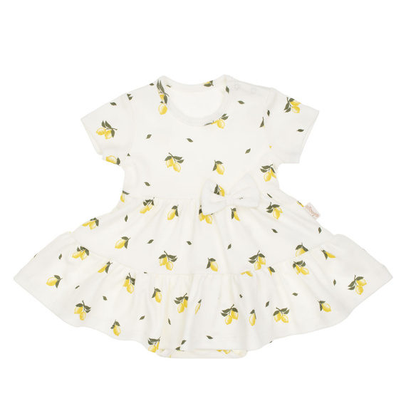 212159 Tola Dress-Body mit kurzen Ärmeln Nicol – Creme