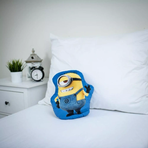 Minionek Carla JF24 Kissen 35x30 Blau Weiches Kuscheltier