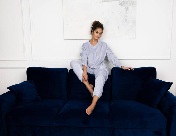 Esme Soft Sensis Damenpyjama - Grau