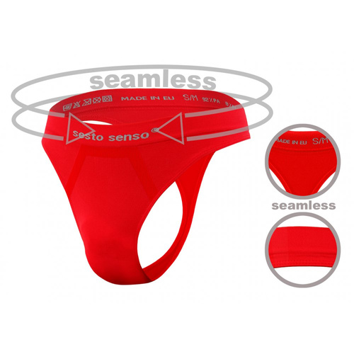 CL13 Nahtloser Herren-Tanga Sesto Senso rot