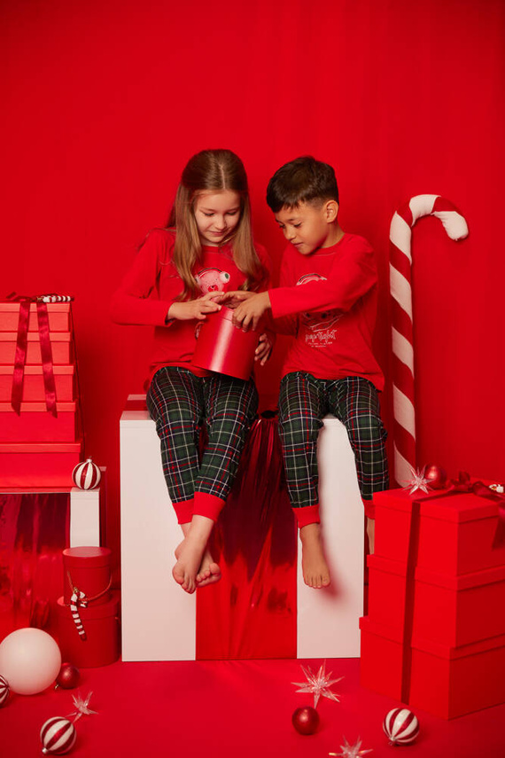 Fogo Kinderschlafanzug Italian Fashion - rot/print