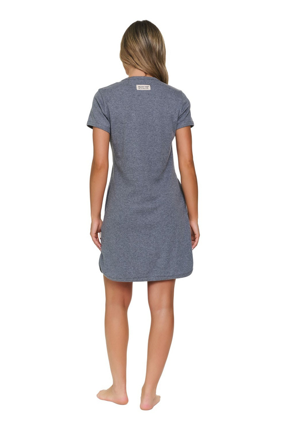 Nachthemd Doctor Nap 7570 Dark Grey 100% Baumwolle zum Stillen