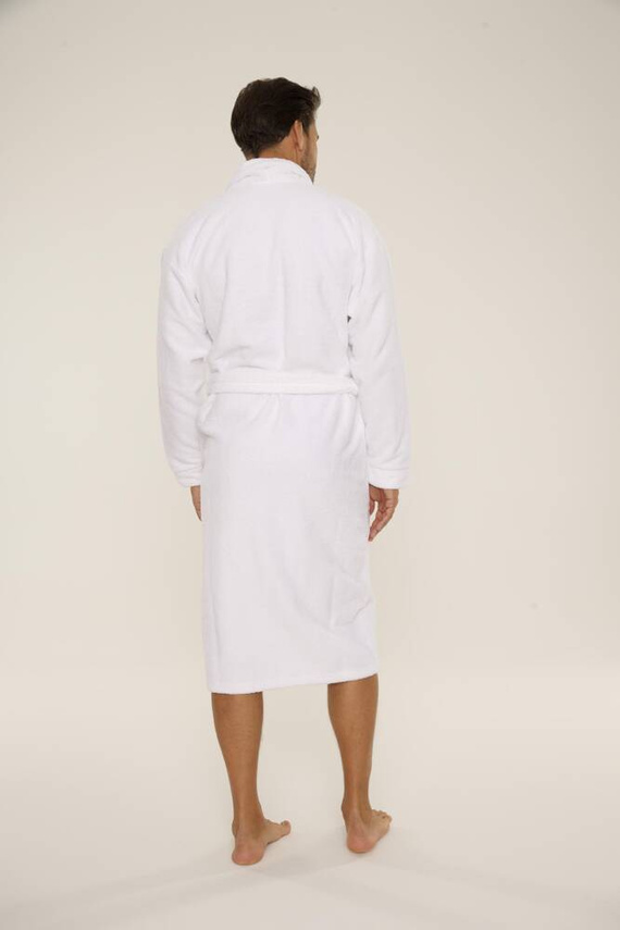 735 Manuele Herren Bademantel De Lafense - weiß