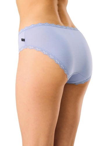 Damen-Slip midi LPC 576 B26 Key – Viskose mit Spitzenband, 2er-Pack Key
