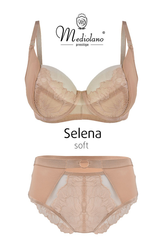 Mediolano Selena Soft 19265 Beiger Soft Spitzen-BH