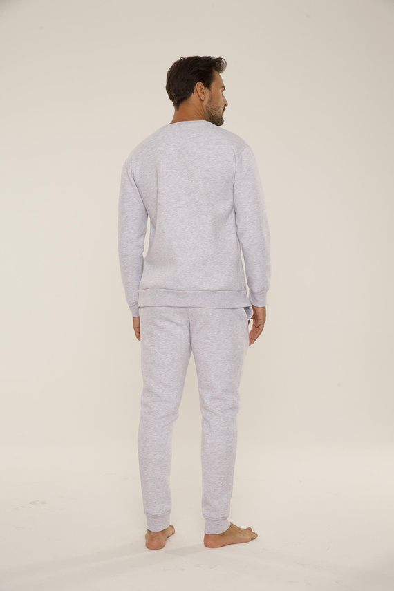 813 Indigo Herren-Trainingsanzug von De Lafense - leicht meliert