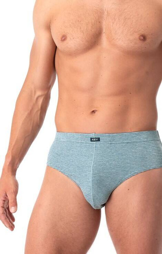 MPP 073 B25 Herren-Slips 2er-Pack Key - grün-blau