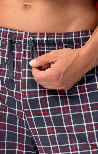 MNS 453 Key Herrenpyjama – rot