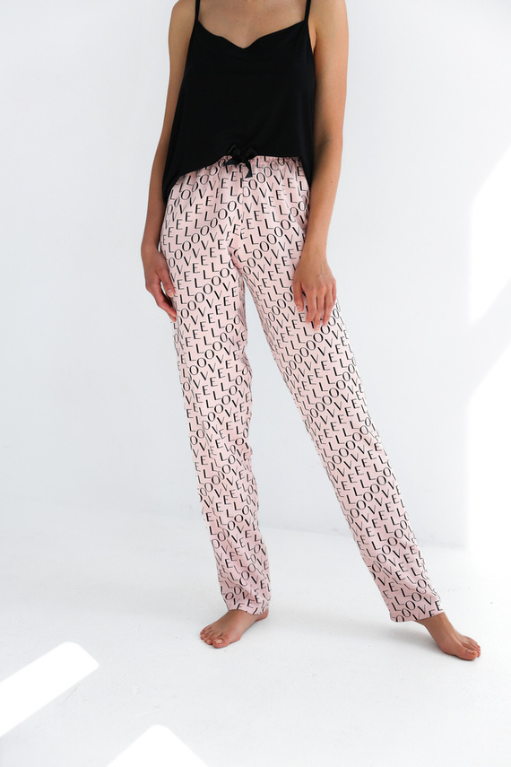 Paula Sensis Damen Schlafanzug - schwarz