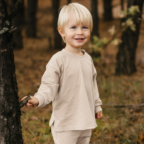 Kinder Langarmshirt Eevi Simply Comfy 100% Baumwolle