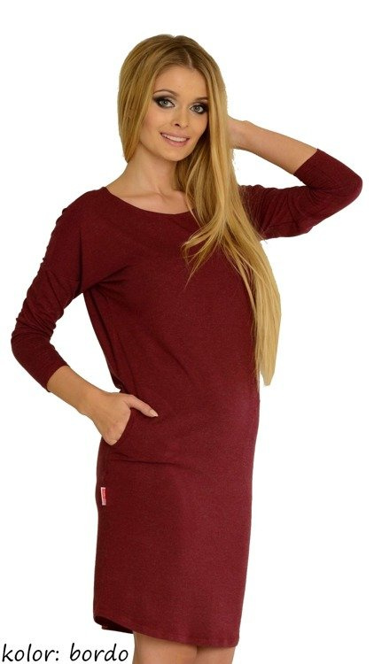 543 Paula Nachthemd 7/8 Ärmel - hell melange