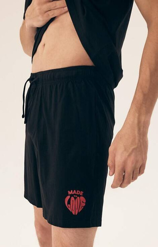 42777 Sierra Herren-Pyjama Core Henderson - schwarz