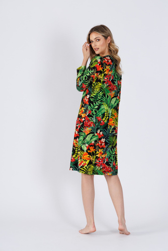 1491 Idoja Damenhemd Leveza grün