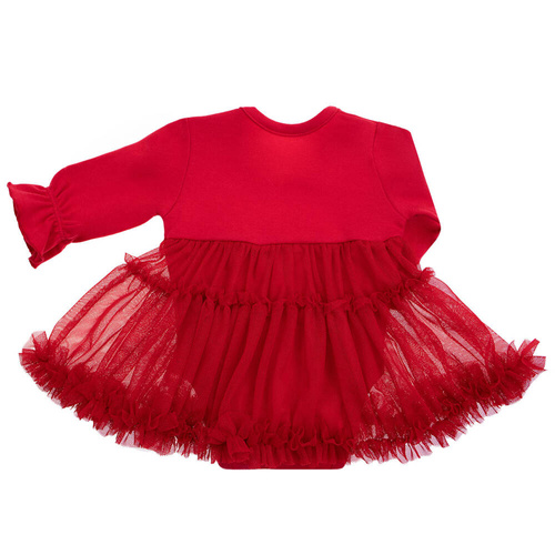 163158 Kleid-Body „Magic of Christmas“ Nicol - rot