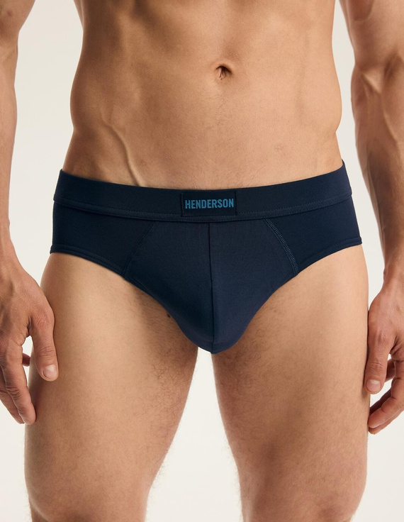 Henderson Brex 45297 Herren-Slips 2er-Pack Marineblau 93% Baumwolle