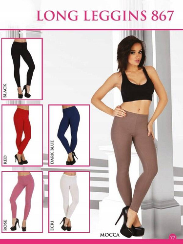 867 De Lafense lange Leggings - ecru