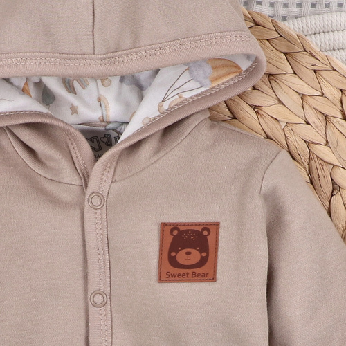 ABN-5517 Sky Journey Zweilagiges Baby-Sweatshirt Nini – aus Bio-Baumwolle, für einen Jungen