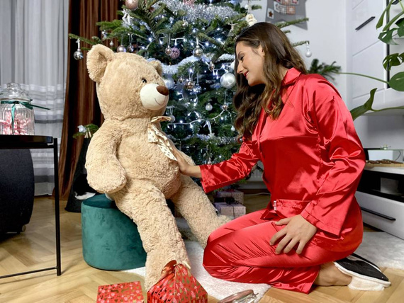 934 Classic Forex Damen Schlafanzug - rot