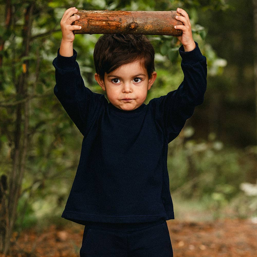 Kinder Langarmshirt Eevi Simply Comfy 100% Baumwolle