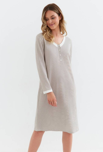 130 Cana Interlock Nachthemd – braun