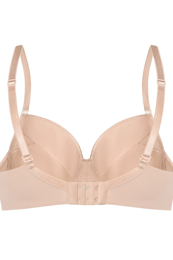 Mefemi by Nipplex Nina Push Up Cappuccino formender Bügel-BH mit Dekolleté-Effekt