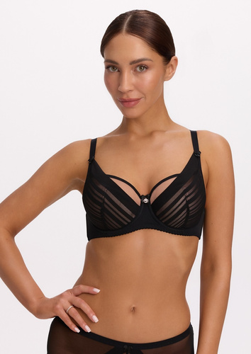 Biustonosz Semi Soft Gaia BS 1395 Alicia schwarz SS10 mit Bügeln
