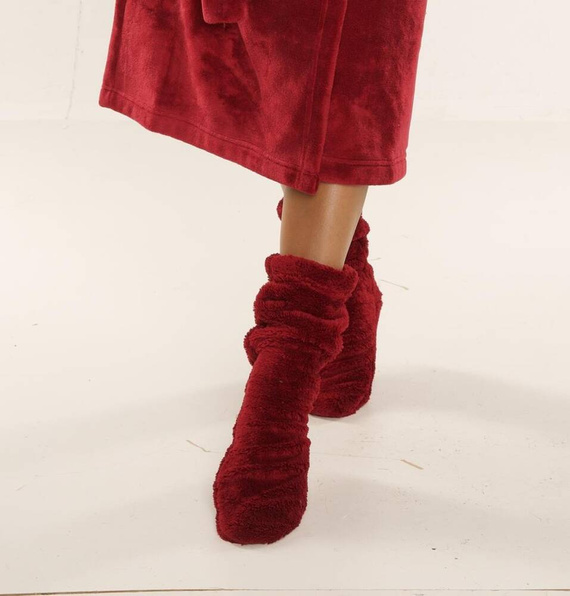 553/554 Wellsoft Smooth Schlafsocken De Lafense - kastanienbraun