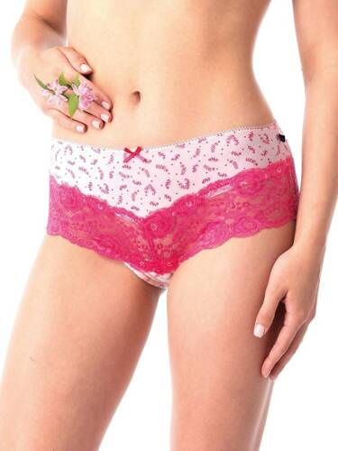 LPB 794 A'2 Damen-Brasilien-Slips im 2er-Pack Key – Himbeerrosa