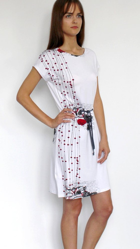 427 Alejandra II Forex Nachthemd - weiß