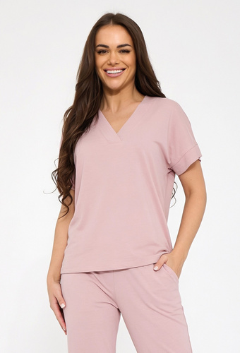 Cornette 1110/511 Sara Damen-Pyjama 100% Baumwolle Grün mit Blumenmuster