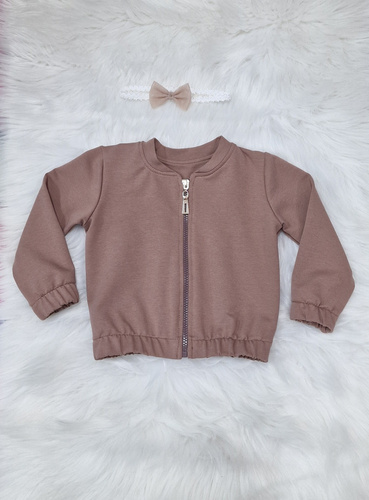 Gracja Kinder-Bomber-Sweatshirt Bambarillo Beige