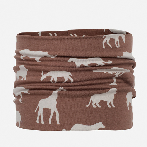 Safari Pinocchio Kinderschal - Braun Afrika