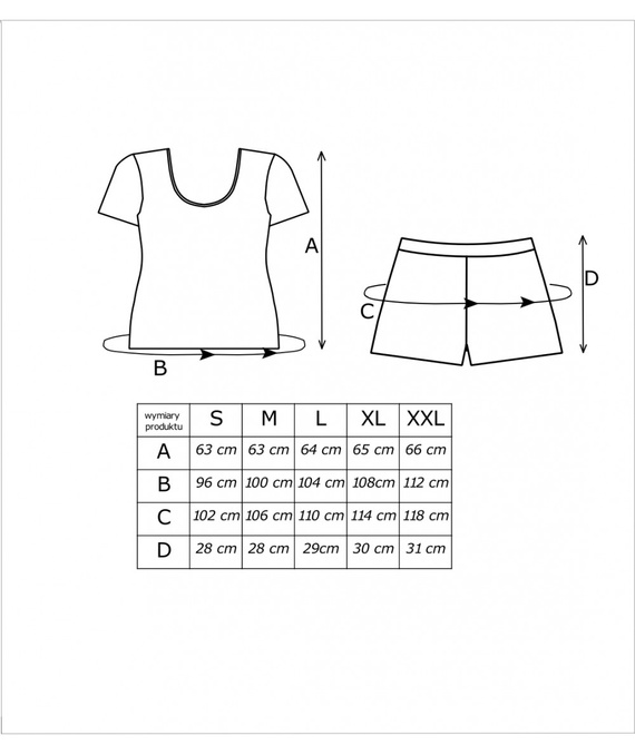 Star Short Donna Damenpyjama – blau, kurze Ärmel, Shorts, 100 % Baumwolle