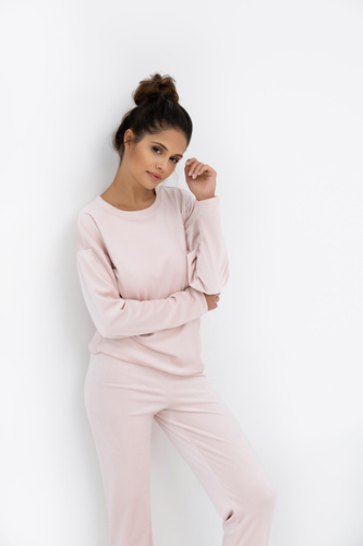 Harmony Homewear Sensis Velourspyjama – polnische Produktion, lange Ärmel und Hosen