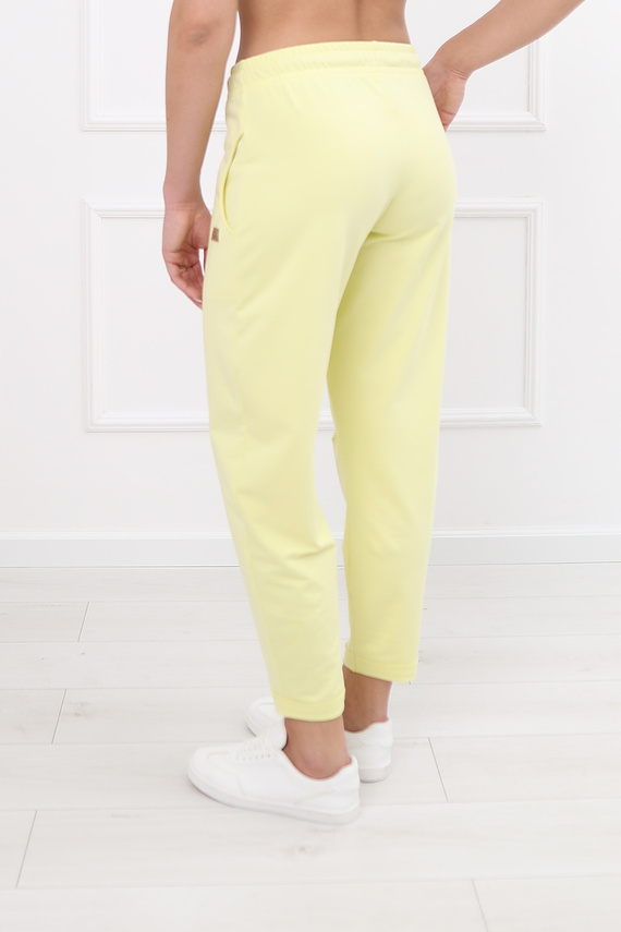 Baumwoll-Jogginghose Kaori Italian Fashion gelb