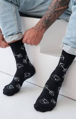 Avangard 0125-110 Gym Milena Herrensocken – schwarz