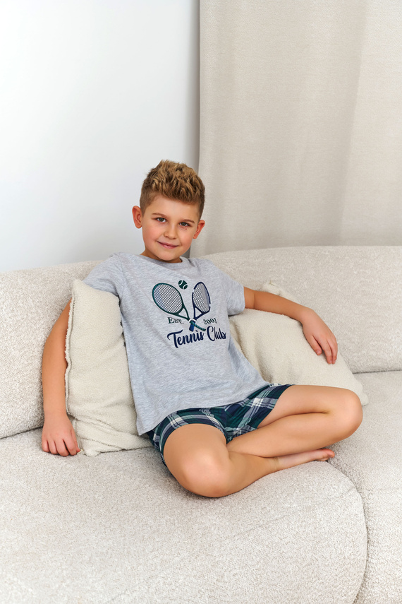 Kinderpyjama Doctor Nap 7402 Tennis Baumwolle