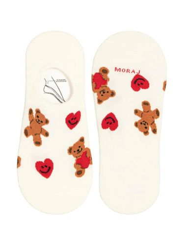 Damen Ballerinas Moraj CDB200-140 Bequeme Ballerinas mit Silikonferse und Flachen Nähten