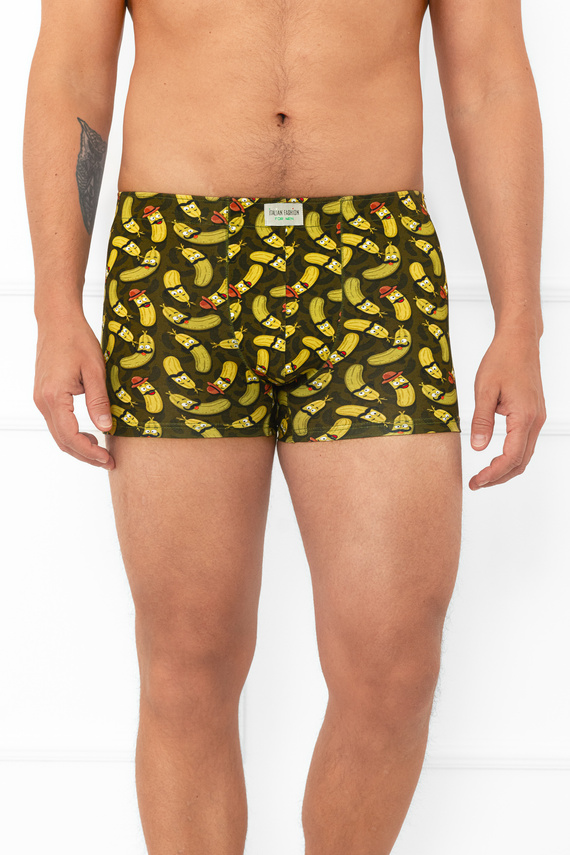 Walter - Herren-Boxershorts mit Gurkenmotiv | Italienische Mode