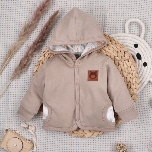 ABN-5517 Sky Journey Zweilagiges Baby-Sweatshirt Nini – aus Bio-Baumwolle, für einen Jungen